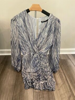 long sleev mini dress Erin Pink Long Sleeve Dress